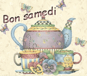 Gif animé Bon samedi café